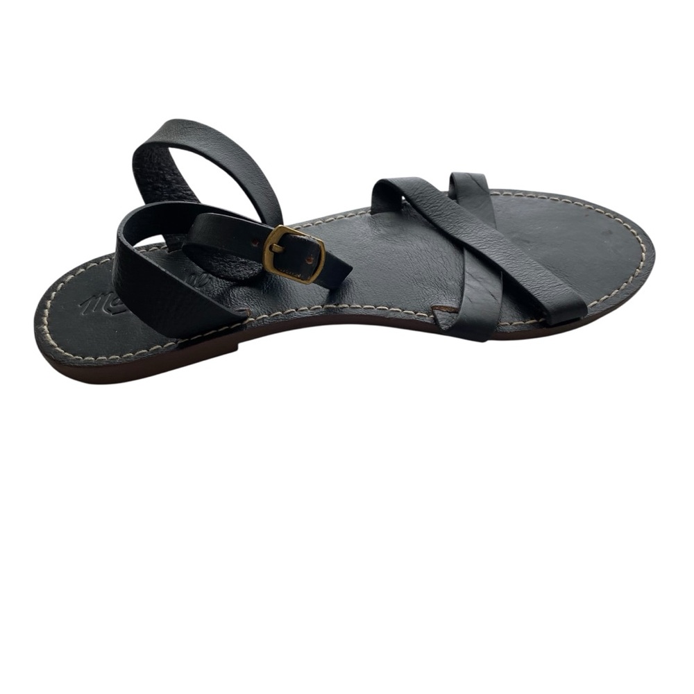 Madewell Black Leather Sandals - Picture 4 of 16